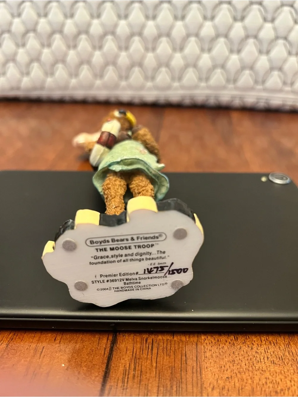 Boyds Bears and Friends - Melva Snorkel Moose Figurine.